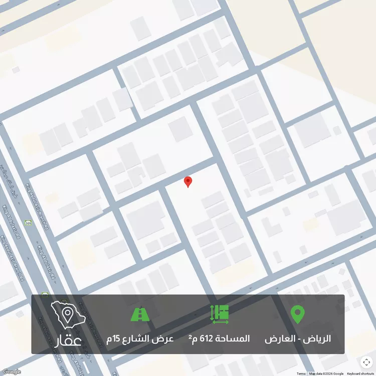 أرض للبيع في شارع محمد بن عقيل, حي العارض, مدينة الرياض, منطقة الرياض