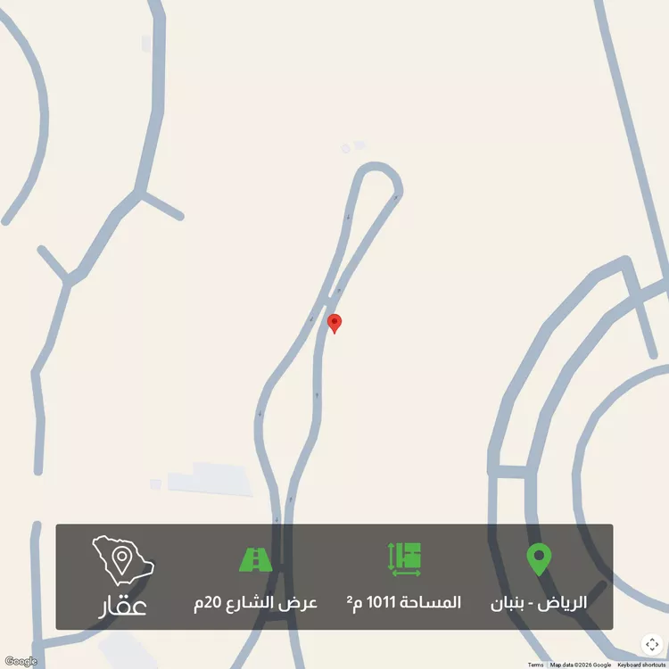 أرض للبيع في شارع جبل الرحى الفرعي ، حي بنبان ، الرياض ، منطقة الرياض