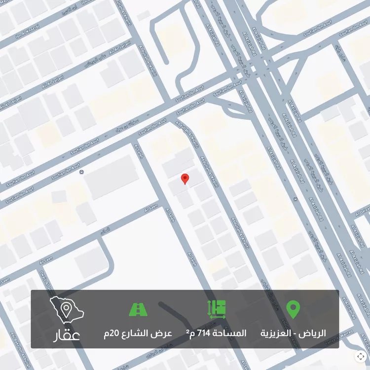 أرض للبيع في شارع الصالح ، حي العزيزية ، الرياض ، منطقة الرياض