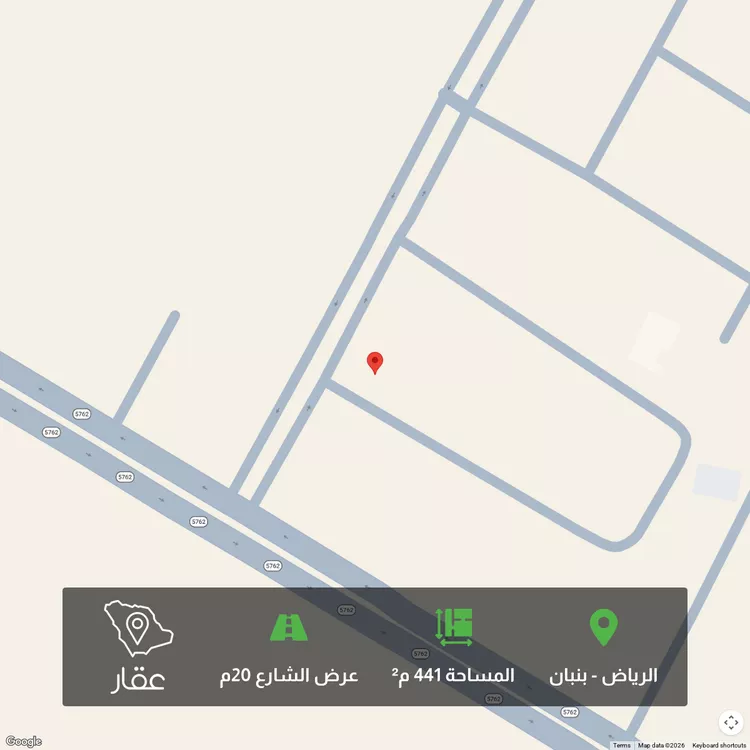 أرض للبيع في شارع الباحة, حي الوادي, مدينة الجبيلة, منطقة الرياض