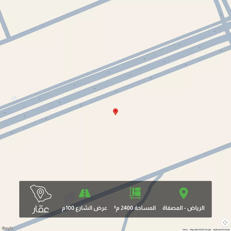 أرض للبيع في شارع امتداد الطريق الدائري الشرقي - وصلة الخرج, حي المصفاة, مدينة الرياض, منطقة الرياض
