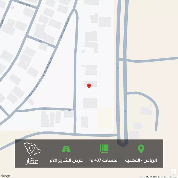 أرض للبيع في شارع محمد بن أبي بكر القيم, حي المهدية, مدينة الرياض, منطقة الرياض