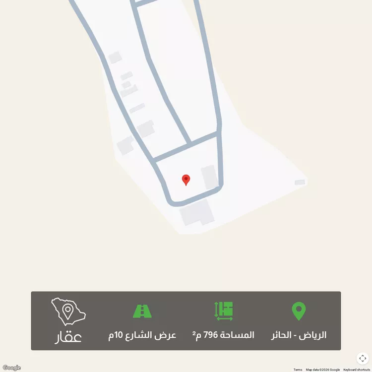 أرض للبيع في شارع الجوفاء, حي الحائر, مدينة الرياض, منطقة الرياض