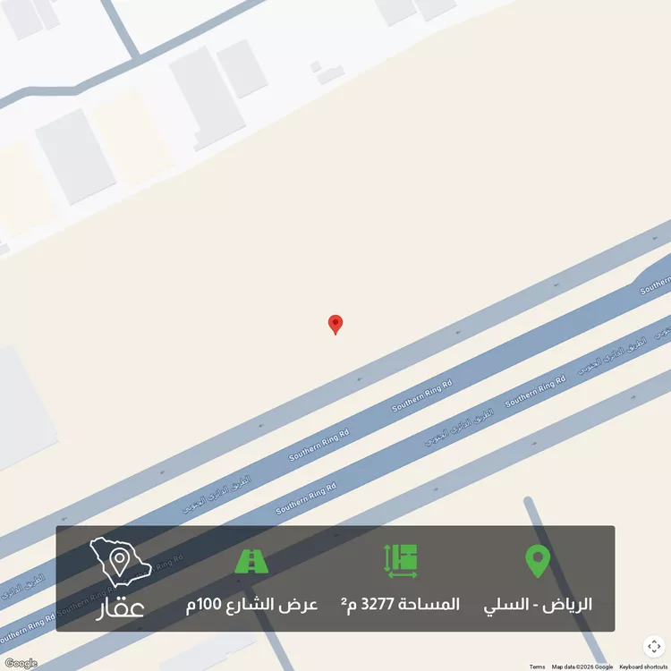 أرض للبيع في شارع امتداد ال الدائري الجنوبي الفرعي, حي السلي, مدينة الرياض, منطقة الرياض