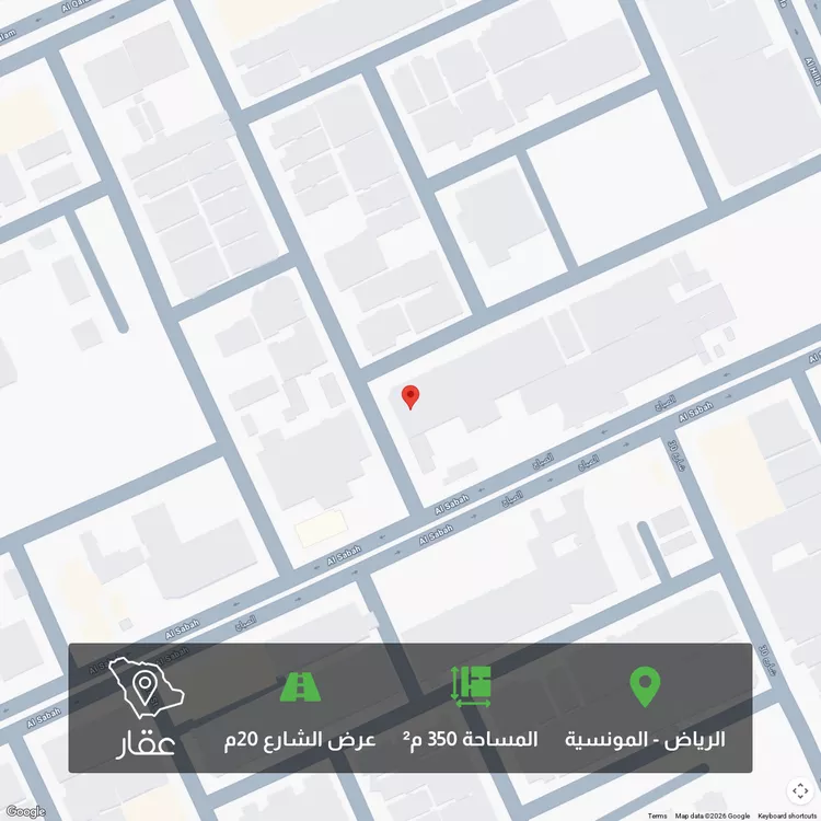 أرض للبيع في شارع رقم 125, حي المونسية, مدينة الرياض, منطقة الرياض