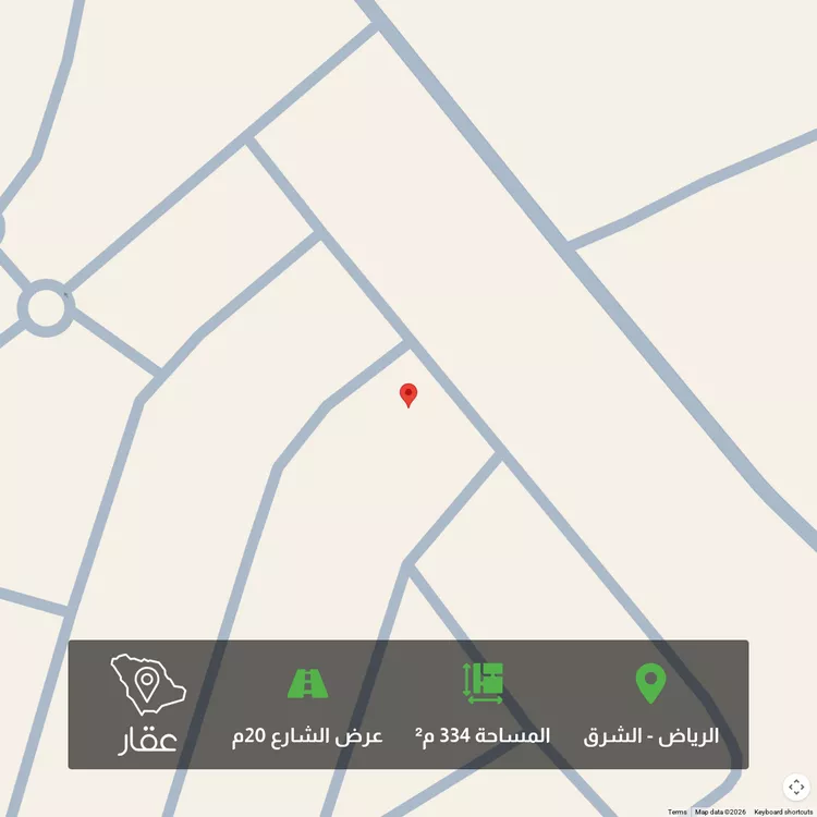 أرض للبيع في شارع عفيف الدين ظهيرة, حي المرجان, مدينة الرياض, منطقة الرياض