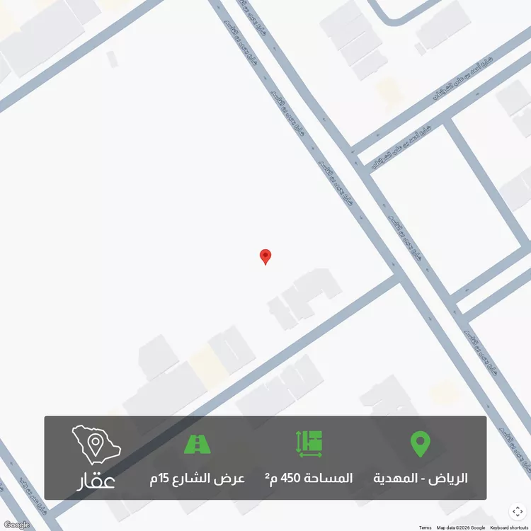 أرض للبيع في شارع أبي محمد السلمي, حي المهدية, مدينة الرياض, منطقة الرياض