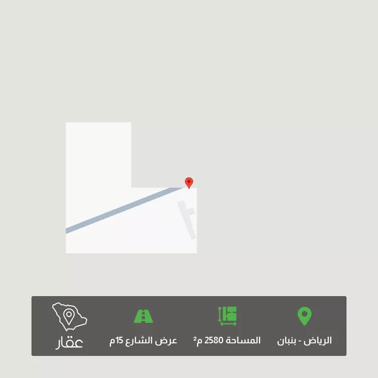 أرض للبيع في شارع عقرباء 233 ، العيينة ، الدرعية