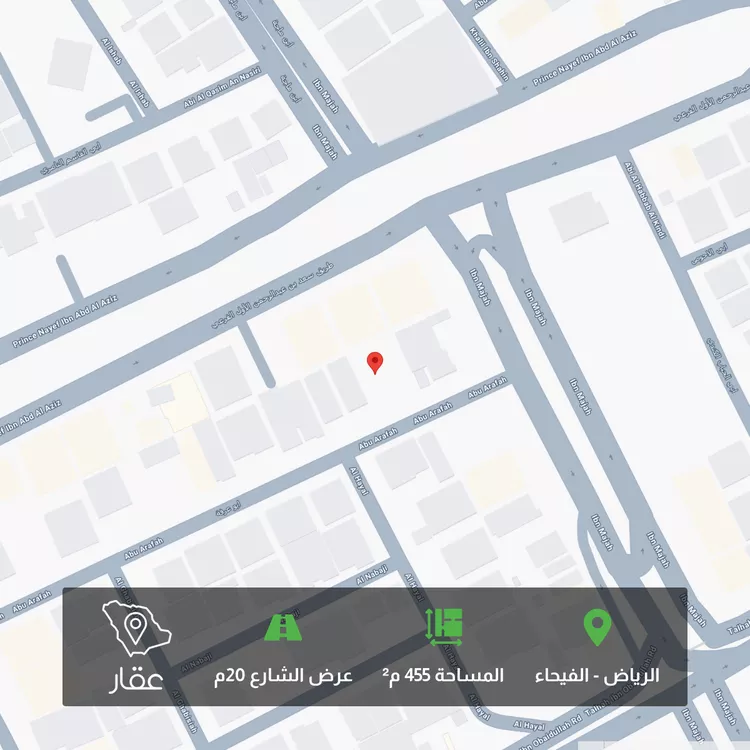 أرض للبيع في شارع بوعرفة, حي الفيحاء, مدينة الرياض, منطقة الرياض