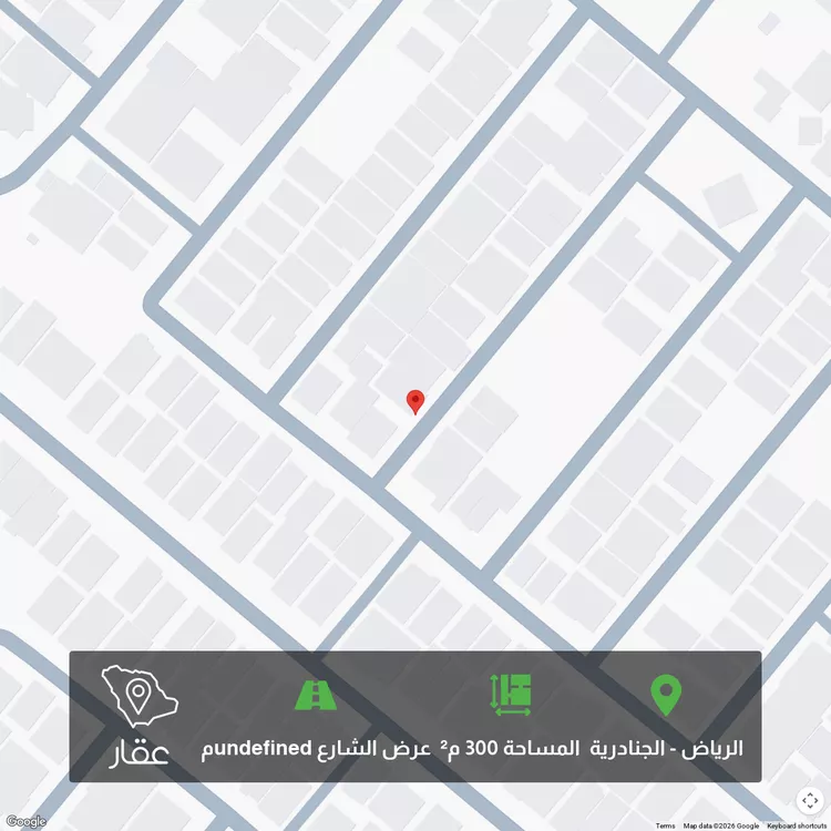 أرض للبيع في شارع رقم 100 ، حي الجنادرية ، الرياض ، منطقة الرياض 1 صورة