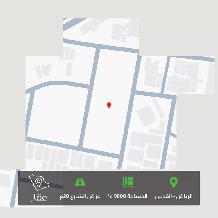أرض للبيع في شارع نفجان, حي القدس, مدينة الرياض, منطقة الرياض صورة 4