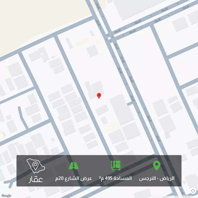 أرض للبيع في شارع رقم 479, حي النرجس, مدينة الرياض, منطقة الرياض
