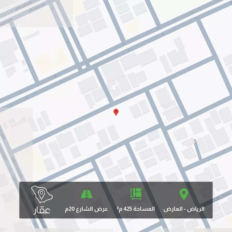 أرض للبيع في شارع محمد بن عبدالعزيز بن هيزع, حي العارض, مدينة الرياض, منطقة الرياض 1 صورة