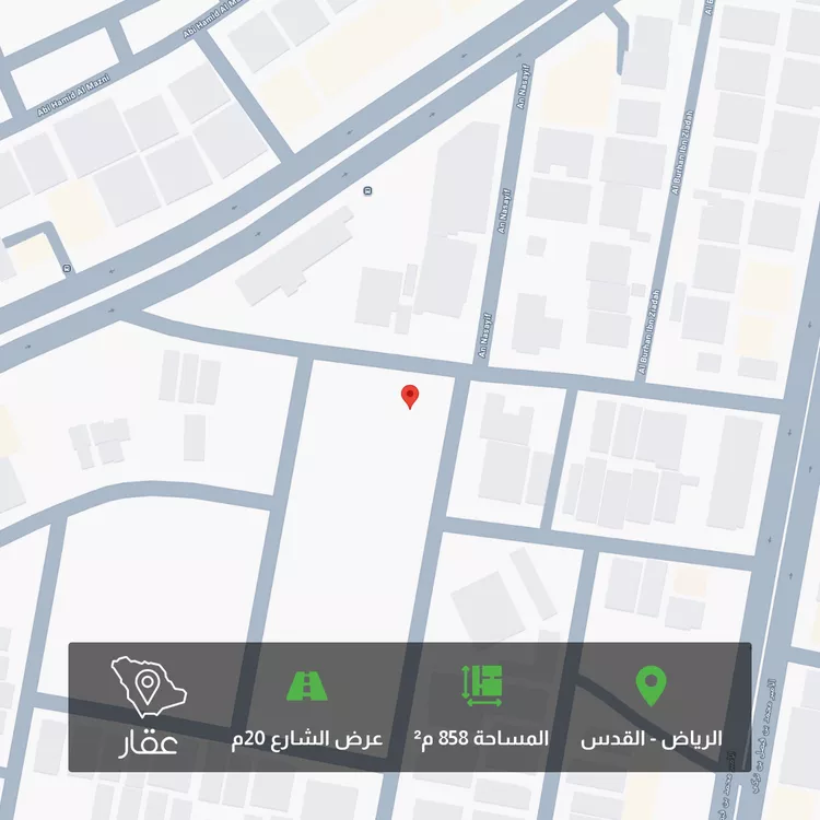 أرض للبيع في شارع نفجان, حي القدس, مدينة الرياض, منطقة الرياض 1 صورة