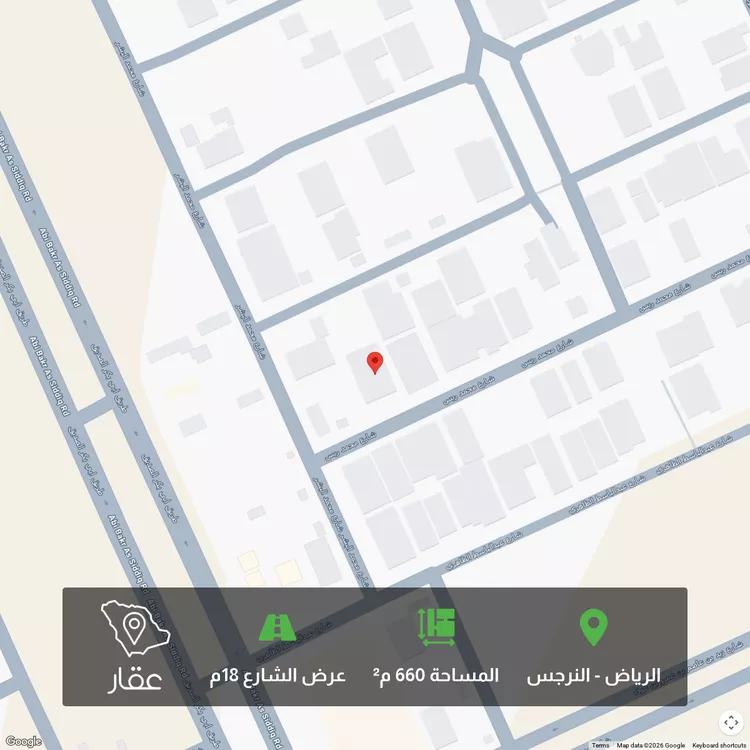 أرض للبيع في شارع محمد ريس ، حي النرجس ، الرياض ، منطقة الرياض 1 صورة