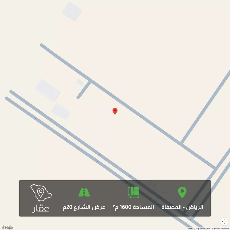 أرض للبيع في حي المصفاة, مدينة الرياض, منطقة الرياض 1 صورة