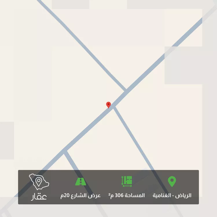 أرض للبيع في حي الغنامية, مدينة الرياض, منطقة الرياض