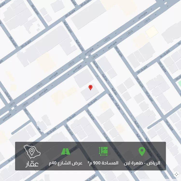 أرض للبيع في شارع رقم 48, حي ظهرة لبن, مدينة الرياض, منطقة الرياض
