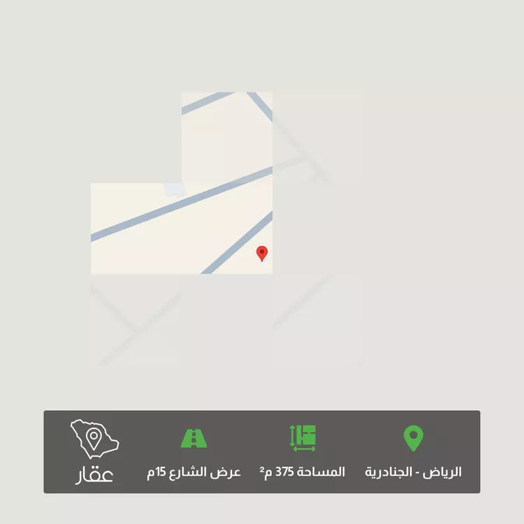 أرض للبيع في حي الجنادرية, مدينة الرياض, منطقة الرياض