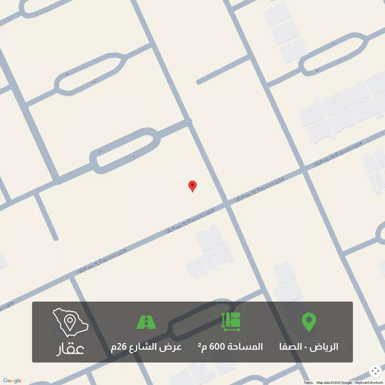 أرض للبيع في شارع محمد بن الهيثم بن شبابة, حي الصفاء, مدينة الرياض, منطقة الرياض
