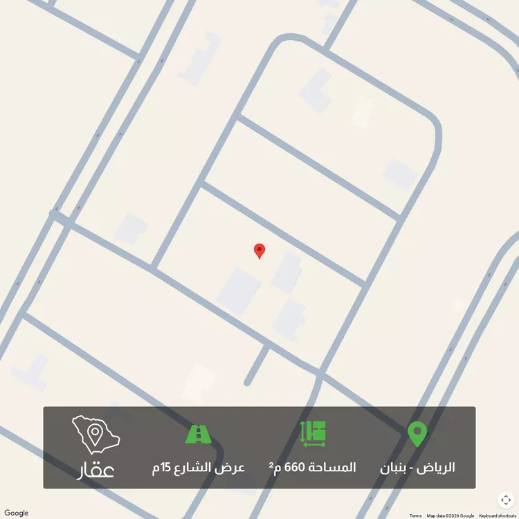 أرض للبيع في شارع طريف, حي الوادي, مدينة الجبيلة, منطقة الرياض