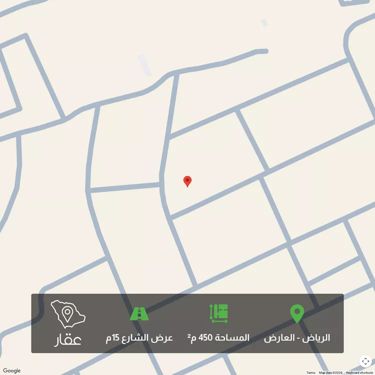 أرض للبيع في شارع هبة الله الواسطي, حي العارض, مدينة الرياض, منطقة الرياض 1 صورة