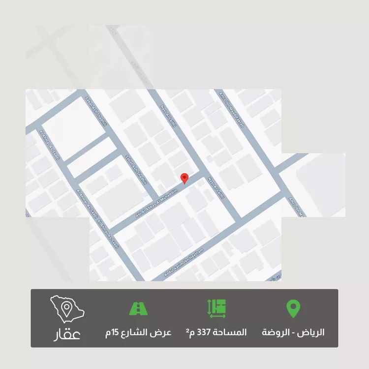 أرض للبيع في حي الروضة, مدينة الرياض, منطقة الرياض