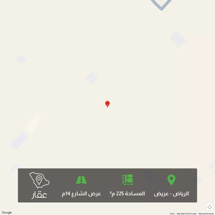 أرض للبيع في حي عريض, مدينة الرياض, منطقة الرياض 1 صورة