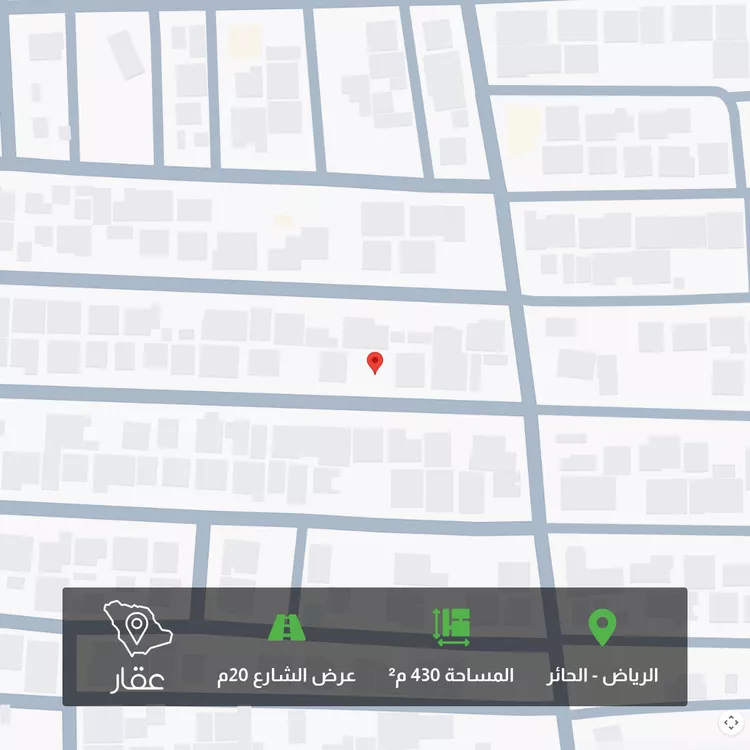 أرض للبيع في شارع واصل, حي الحائر, مدينة الرياض, منطقة الرياض 1 صورة
