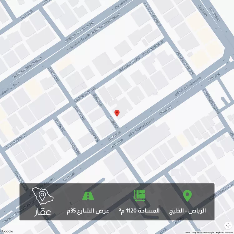 أرض للبيع في شارع الإمام محمد إسماعيل الصنعاني, حي الخليج, مدينة الرياض, منطقة الرياض