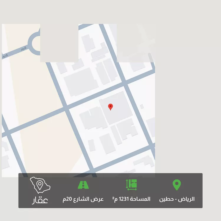 أرض للبيع في شارع الجزيرة الخضراء, حي حطين, مدينة الرياض, منطقة الرياض