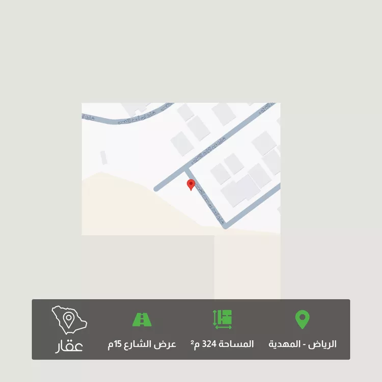 أرض للبيع في شارع أحمد بن محمد الشعبي, حي المهدية, مدينة الرياض, منطقة الرياض