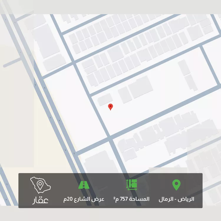أرض للبيع في شارع تاج الدين الزرعة الحنفي, حي الرمال, مدينة الرياض, منطقة الرياض