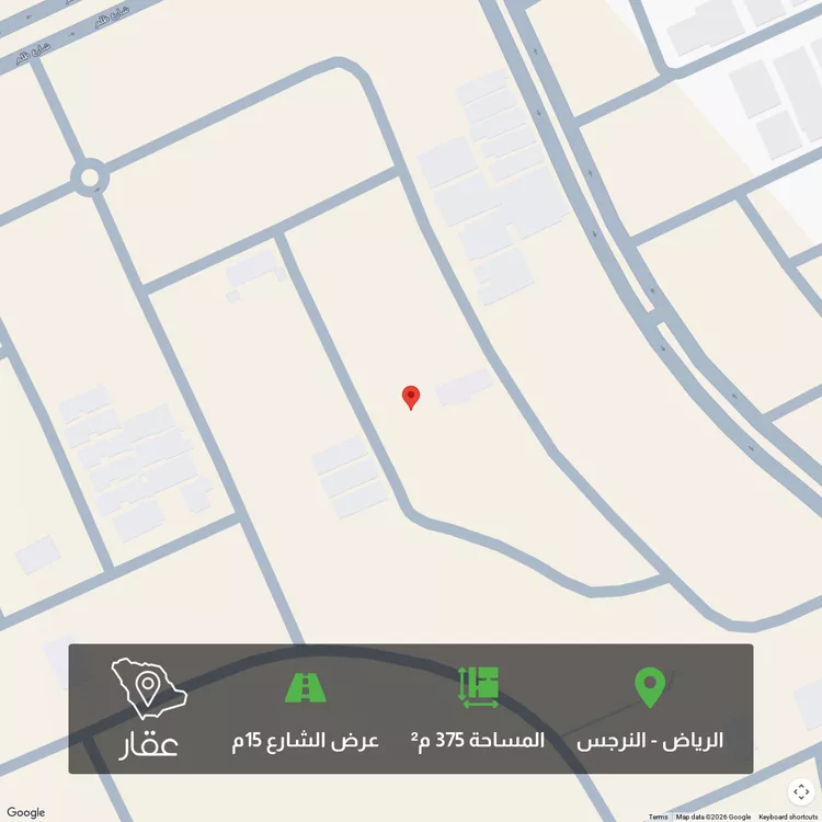 أرض للبيع في شارع حميد بن الصباح, حي النرجس, مدينة الرياض, منطقة الرياض صورة 2