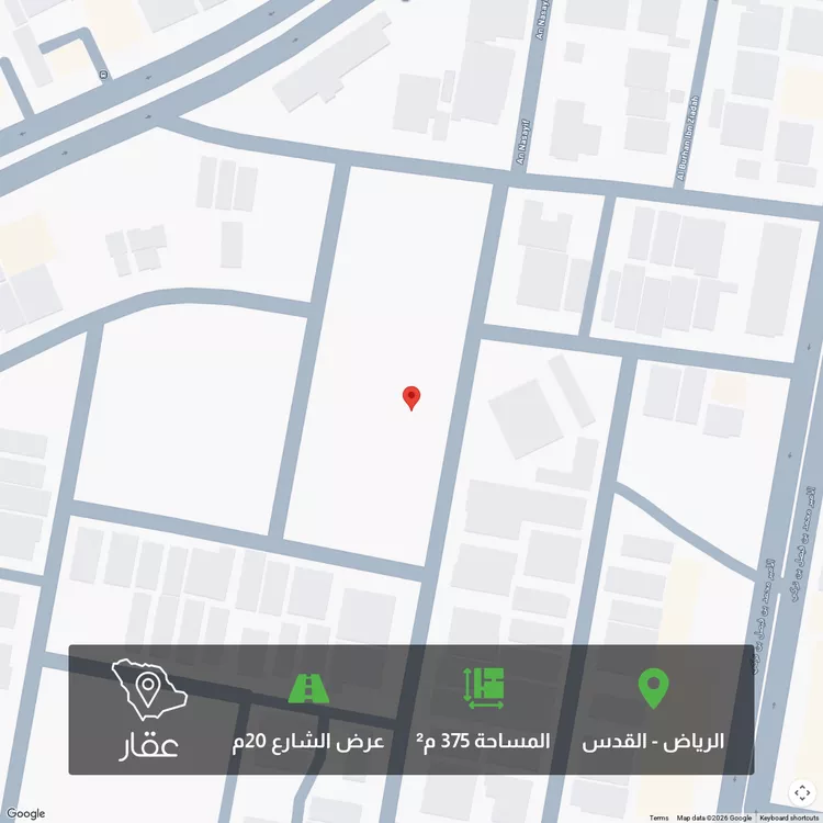 أرض للبيع في شارع نفجان, حي القدس, مدينة الرياض, منطقة الرياض