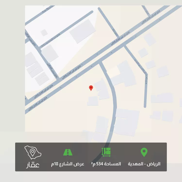 أرض للبيع في شارع أبي الأشعث, حي المهدية, مدينة الرياض, منطقة الرياض
