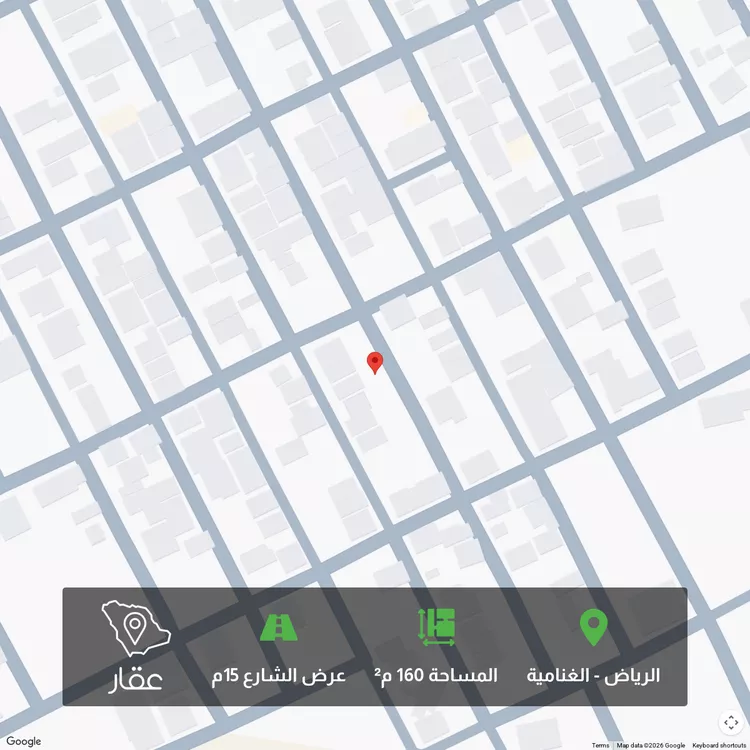 أرض للبيع في شارع الكبرى ، حي الغنامية ، الرياض ، منطقة الرياض