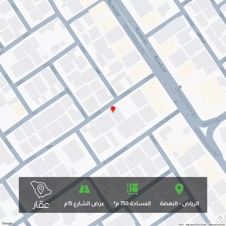 Land for Sale in Riyadh An Nahdah