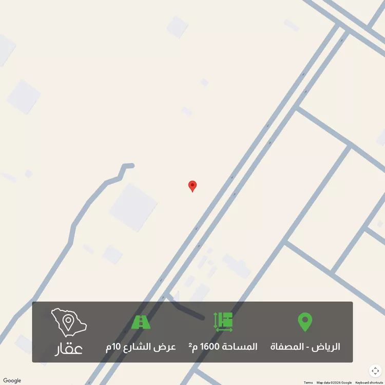أرض للبيع في شارع يعقوب الانصاري, حي المصفاة, مدينة الرياض, منطقة الرياض