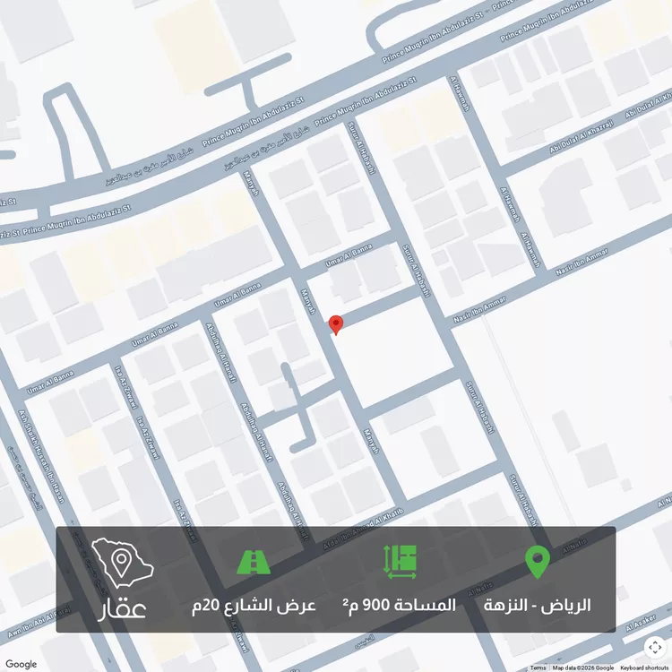 أرض للبيع في حي النزهة, مدينة الرياض, منطقة الرياض