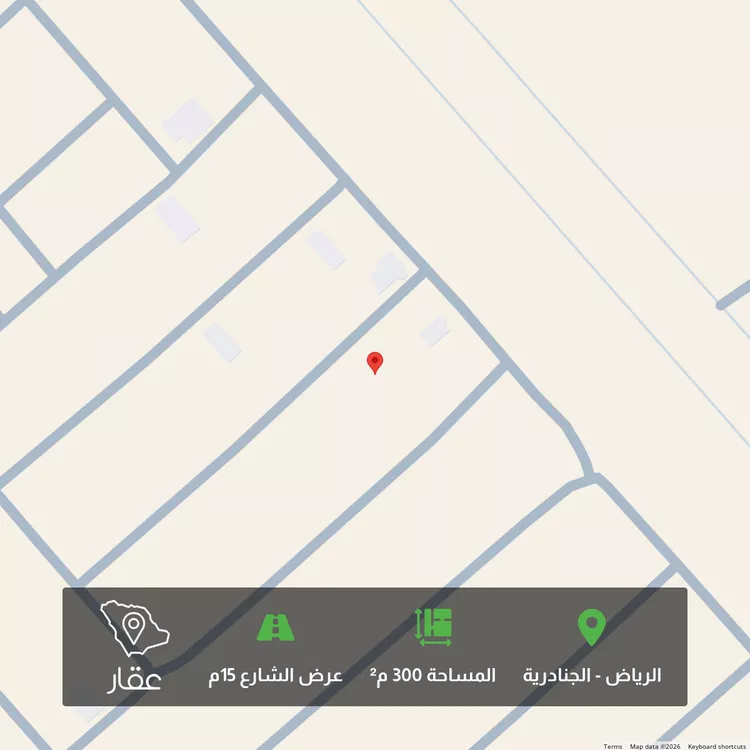 أرض للبيع في حي الجنادرية, مدينة الرياض, منطقة الرياض