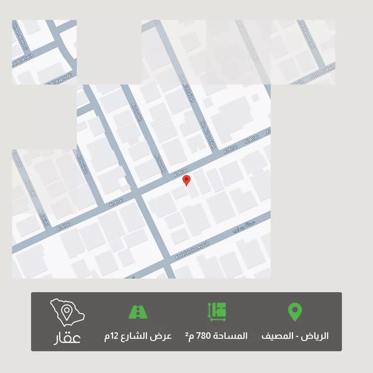 أرض للبيع في شارع العطار, حي المصيف, مدينة الرياض, منطقة الرياض
