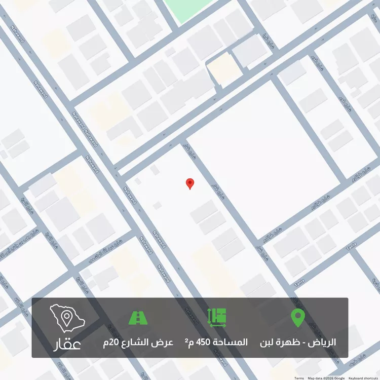 أرض للبيع في شارع ظفار, حي ظهرة لبن, مدينة الرياض, منطقة الرياض