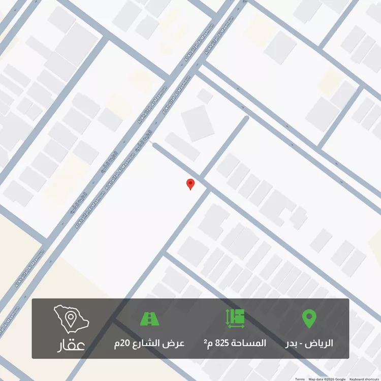 أرض للبيع في شارع عبدالرحمن بن عثمان جمال, حي بدر, مدينة الرياض, منطقة الرياض