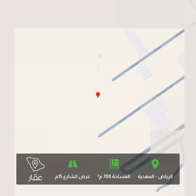 أرض للبيع في شارع علي بن نصر الحلي, حي المهدية, مدينة الرياض, منطقة الرياض