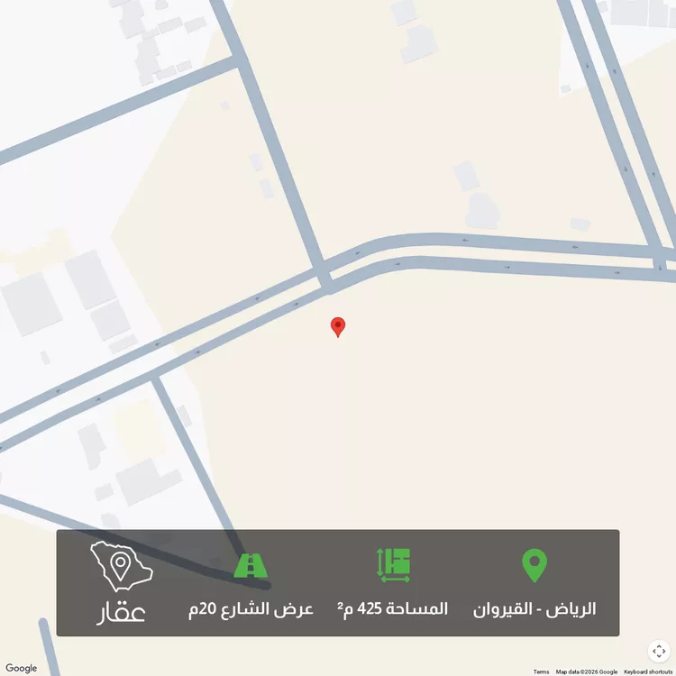أرض للبيع في حي عقرباء, مدينة الجبيلة, منطقة الرياض