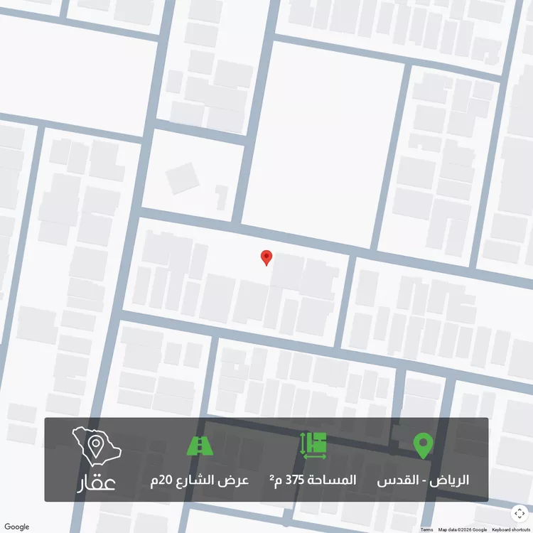 أرض للبيع في شارع الشوامين, حي القدس, مدينة الرياض, منطقة الرياض صورة 2
