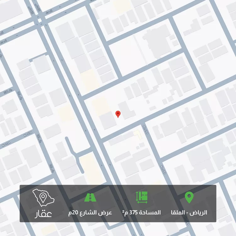 أرض للبيع في شارع رقم 346, حي الملقا, مدينة الرياض, منطقة الرياض