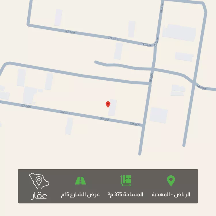 أرض للبيع في حي المهدية, مدينة الرياض, منطقة الرياض