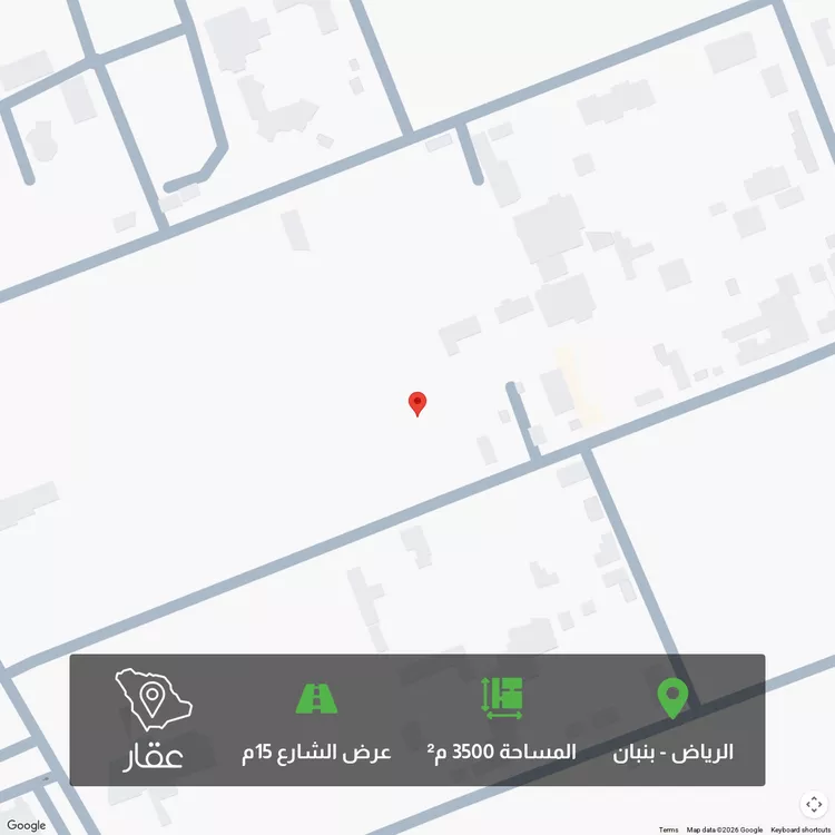 أرض للبيع في شارع عقرباء 233, حي عقرباء, مدينة الجبيلة, منطقة الرياض